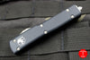 Microtech UTX-70 OTF Knife- Spartan Edge- Black Handle- Stonewash Blade 249-10