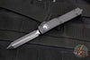 Microtech UTX-70 OTF Knife- Spartan Edge- Tactical- Black Handle- Black Blade 249-1 T