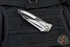 Microtech Socom Bravo- Tanto Edge- Titanium Handle with Carbon Fiber Scales- Bead Blast Finished Full Serrated Edge- Bronze Pivot Collar 261-9 CTFI