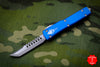 Microtech UTX-70 Blue Hellhound (OTF) Stonewash Blade 419-10 BLS