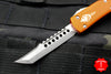 Microtech UTX-70 Orange Hellhound (OTF) Stonewash Blade 419-10 OR