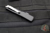 Microtech UTX-70 OTF Knife- Black Hellhound With Stonewash Blade 419-10 S