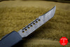 Microtech UTX-70 Black Body Hellhound (OTF) Damascus Blade Silver-Ringed Black HW 419-16