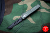 Microtech UTX-70 OD Green Hellhound (OTF) Solid Black DLC Blade 419-1 DLCTODS