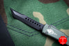 Microtech UTX-70 OD Green Hellhound (OTF) Solid Black DLC Blade 419-1 DLCTODS