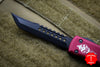 Microtech UTX-70 Red Hellhound (OTF) Solid Black DLC Blade 419-1 DLCTRDS