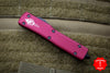 Microtech UTX-70 Red Hellhound (OTF) Solid Black DLC Blade 419-1 DLCTRDS