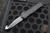 Microtech Combat Troodon OTF Knife- Frag- Tactical HS RESCUE- Black Handle- Black Full Serrated Blade 601-3 THS