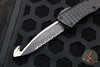 Microtech Combat Troodon OTF Knife- Frag- Tactical HS RESCUE- Black Handle- Black Full Serrated Blade 601-3 THS