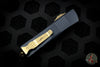 Troodon Hellhound Black Handle Damascus Blade With Bronze Hardware 619-16