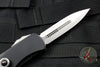Microtech Hera OTF Knife- Double Edge- Black Handle- Stonewash Blade 702-10