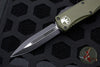 Microtech Hera- Double Edge- OD Green Handle With Black Plain Edge Blade 702-1 OD