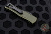 Microtech Hera- Double Edge- OD Green Handle With Black Plain Edge Blade 702-1 OD