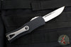 Microtech Hera OTF Knife- Single Edge- Black Handle- Stonewash Standard 703-10