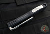 Microtech Hera OTF Knife- Single Edge- Black Handle- Stonewash Standard 703-10