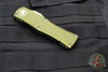 Microtech Hera OTF Knife- Single Edge- OD Green Handle- Stonewash Standard 703-10 OD