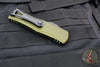 Microtech Hera OTF Knife- Single Edge- OD Green Handle- Black Standard 703-1 OD
