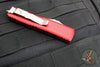 Microtech UTX-85 OTF Knife- Hellhound Edge- Red With Stonewash Blade 719-10 RDS