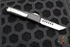 Microtech UTX-85 OTF Knife- Hellhound Edge- Black With Stonewash Blade 719-10 S