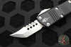 Microtech Mini Troodon OTF Knife- Hellhound Edge- Black Handle- Stonewash Blade 819-10 S