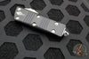 Microtech Mini Troodon OTF Knife- Hellhound Edge- Black Handle- Stonewash Blade 819-10 S