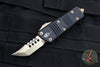 Microtech Mini Troodon OTF Knife- Hellhound Edge- Black Handle-Bronze Finished Blade 819-13 S