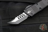 Microtech Mini Troodon OTF Knife- Hellhound Edge- Tactical- Black Handle- Black Blade 819-1 TS
