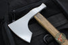 American Tomahawk Co.- ATC-  Model 2 Tomahawk- Silver Finish- Hickory Handle
