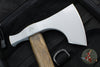 American Tomahawk Co.- ATC-  Model 2 Tomahawk- Silver Finish- Hickory Handle