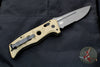 Benchmade Adamas Auto-Desert Tan Body- Gray Part Serrated Drop Point 2750SGY-3