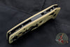 Benchmade Adamas Auto-Desert Tan Body- Gray Part Serrated Drop Point 2750SGY-3