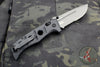 Benchmade Adamas- Gray Part Serrated Drop Point- Black G-10 Scales 275SGY-1