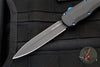 Benchmade Autocrat Double Edge OTF Auto- Black G-10 With Black DLC Plain Edge Blue HW 3400BK