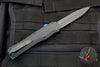 Benchmade Autocrat Double Edge OTF Auto- Black G-10 With Black DLC Plain Edge Blue HW 3400BK