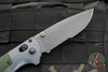 Benchmade Redoubt- Drop Point- Gray Grivory Scales- Black Serrated Edge Blade 430SBK