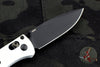 Benchmade Mini Bugout White with Black Drop Point Blade 533BK-1