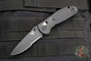 Benchmade Mini-Griptilian Black with Black Part Serrated S30V Steel Drop Point Blade 556SBK-S30V