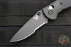 Benchmade Mini-Griptilian Black with Black Part Serrated S30V Steel Drop Point Blade 556SBK-S30V