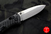 Benchmade Mini Presidio II Black CF-Elite Handle Satin Plain Edge Blade 575-1
