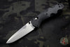Benchmade Barrage Axis-assisted Single Edge Black Handle Satin Plain Edge 580