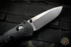 Benchmade Mini Barrage Axis-assisted Single Edge Black Handle Satin Plain Edge 585