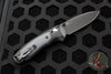 Benchmade Mini-Boost Axis-assisted- Drop Point- Black With Gray Inset- Black Plain Edge 595BK