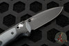 Benchmade Mini-Boost Axis-assisted- Drop Point- Black With Gray Inset- Black Plain Edge 595BK