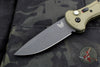 Benchmade Claymore OTS Auto Knife- OD Green Body Grey Plain Edge Blade 9070BK-1