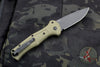 Benchmade Claymore OTS Auto Knife- OD Green Body Grey Plain Edge Blade 9070BK-1