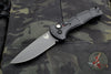 Benchmade Claymore OTS Auto Knife- Black Body- Grey Plain Edge Blade 9070BK