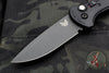 Benchmade Claymore OTS Auto Knife- Black Body- Grey Plain Edge Blade 9070BK