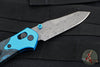 Benchmade Gold Class- Mini Osbourne- Reverse Tanto- Artic Storm Fat Carbon Fiber Scale- Damasteel Blade SN2654