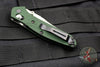 Benchmade Mini Osbourne- Reverse Tanto- Green Handle- Satin Blade 945