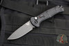 Benchmade Mini Claymore OTS Auto Knife- Black Body- Dark Gray Plain Edge Blade 9570BK